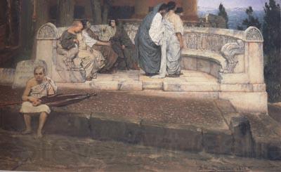 Alma-Tadema, Sir Lawrence An Exedra (mk23)